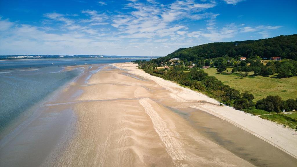 Le Bellevue - Beautiful Sea View Honfleur Exterior foto